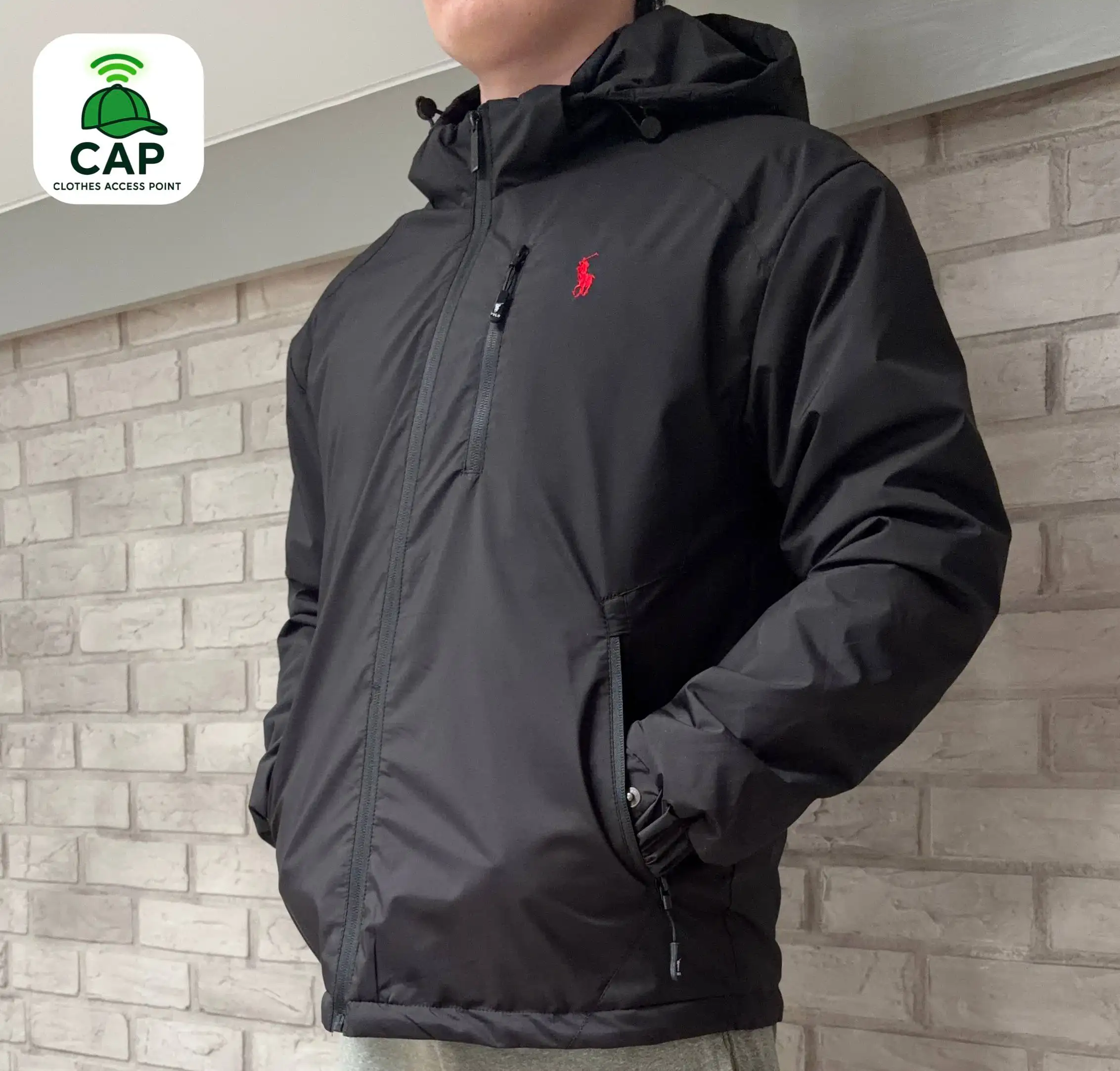 Демисезонная куртка Polo Ralph Lauren черная - Верхняя одежда (Одежда) в Владивосток