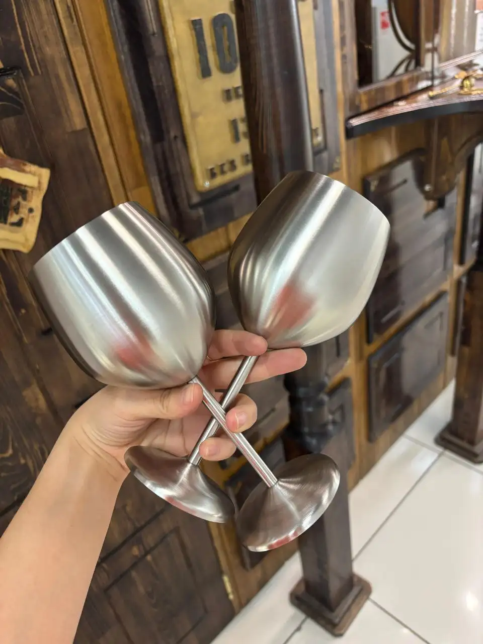 Бокалы из пищевой стали с гравировкой - Подарки и сувениры (Хобби и отдых) в Владивосток