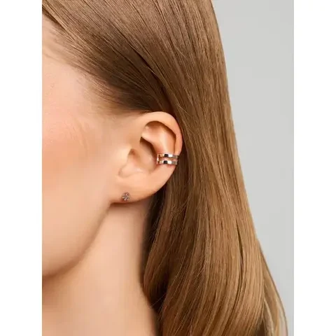 Ювелирная серьга серебряная 925 кафф полупара - Средства для бритья в Владивосток