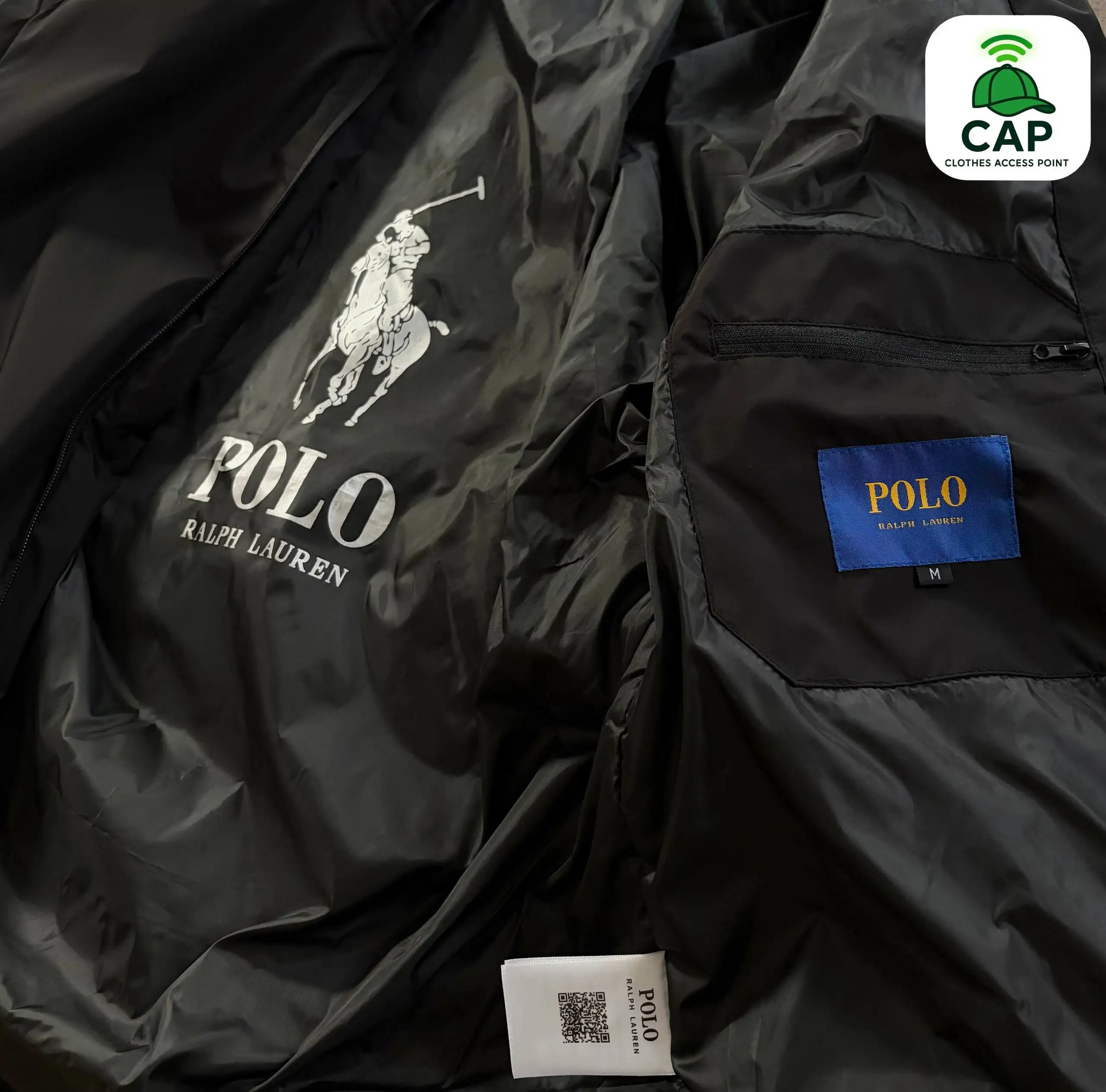 Демисезонная куртка Polo Ralph Lauren черная - Верхняя одежда (Одежда) в Владивосток