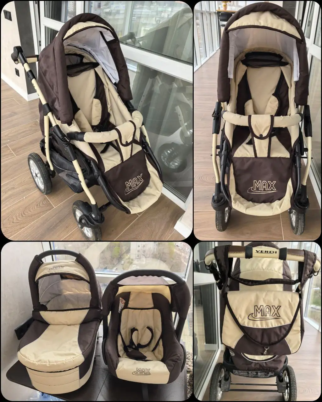 Продам коляску MAX Lux 3 в 1 VERDI - Детские коляски (Товары для детей) в Владивосток