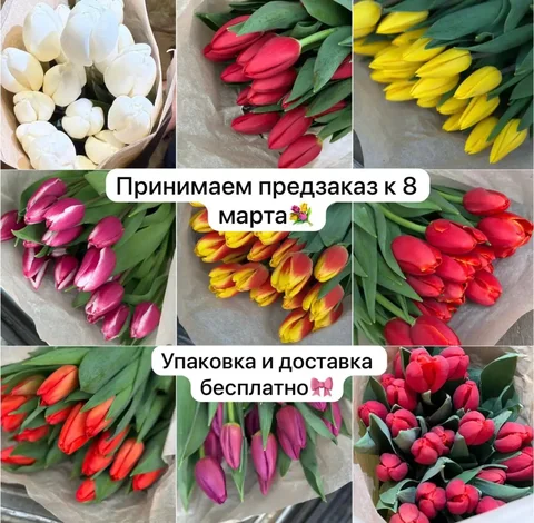 Предзаказ цветов к 8 марта - Музыкальные инструменты в Владивосток