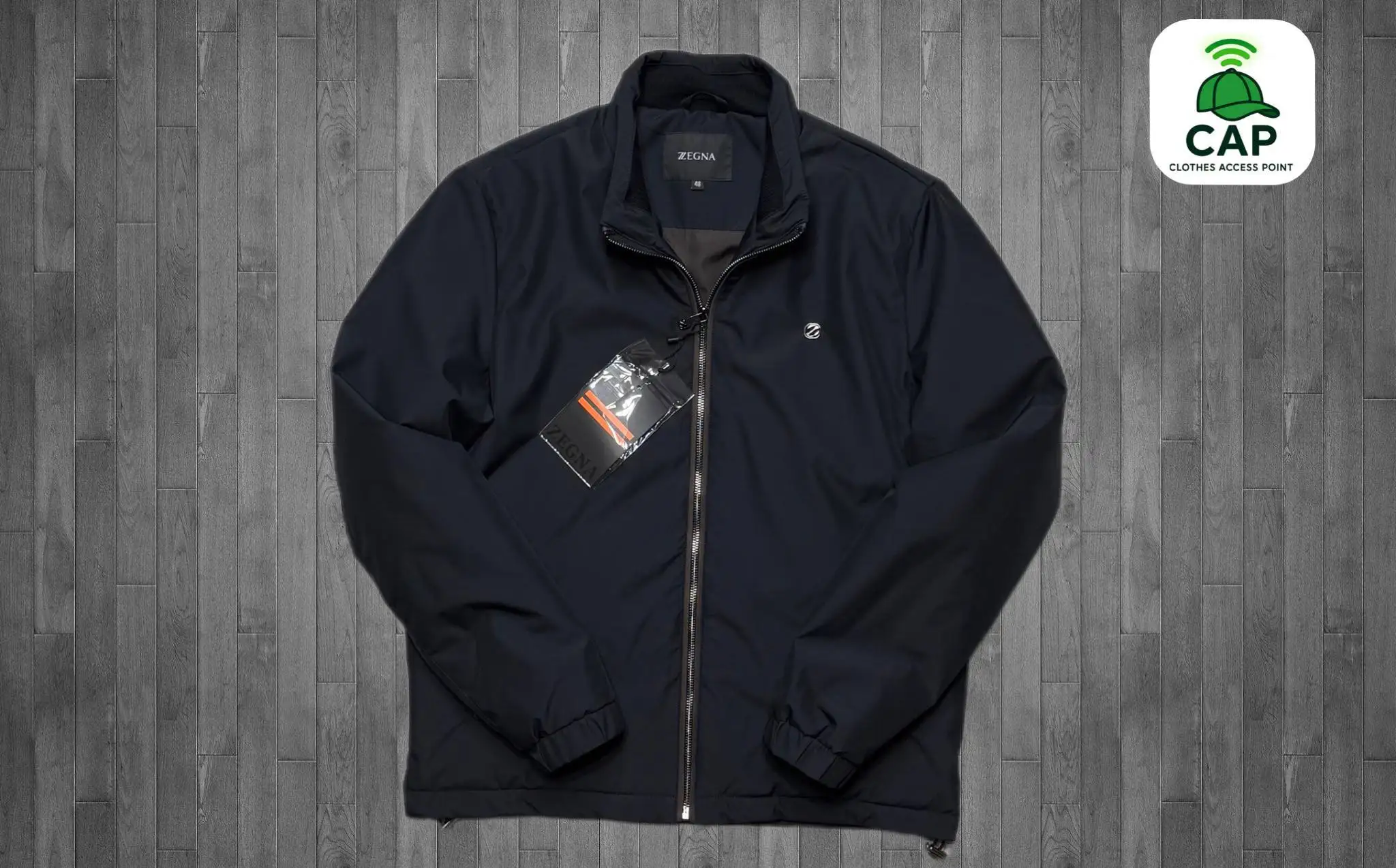 Демисезонная куртка Zegna черная - Верхняя одежда (Одежда) в Владивосток