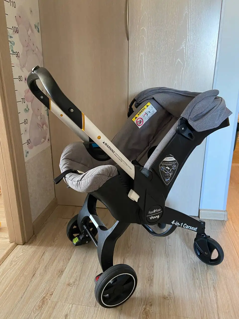 Коляска Foo Foo Ving 4-в-1 б/у с полным комплектом - Коляски (Товары для детей) в Владивосток