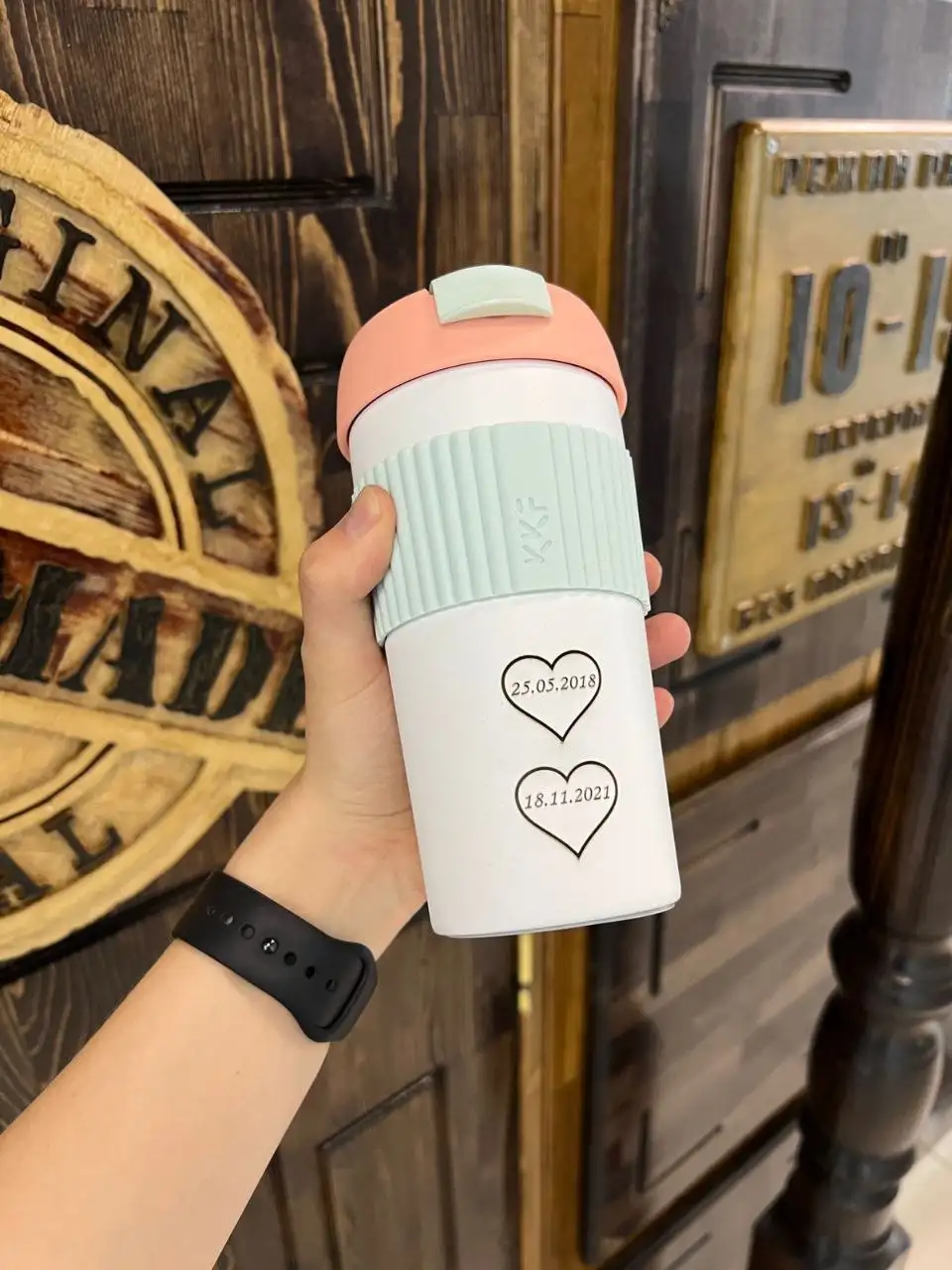 Лазерная гравировка на термосах и кружках - Лазерная гравировка (Услуги) в Владивосток