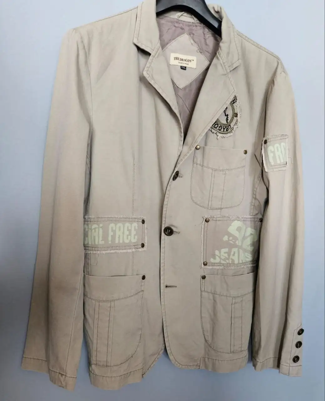 Фирменный мужской пиджак Dragon XXL - Мужская одежда (Одежда) в Владивосток