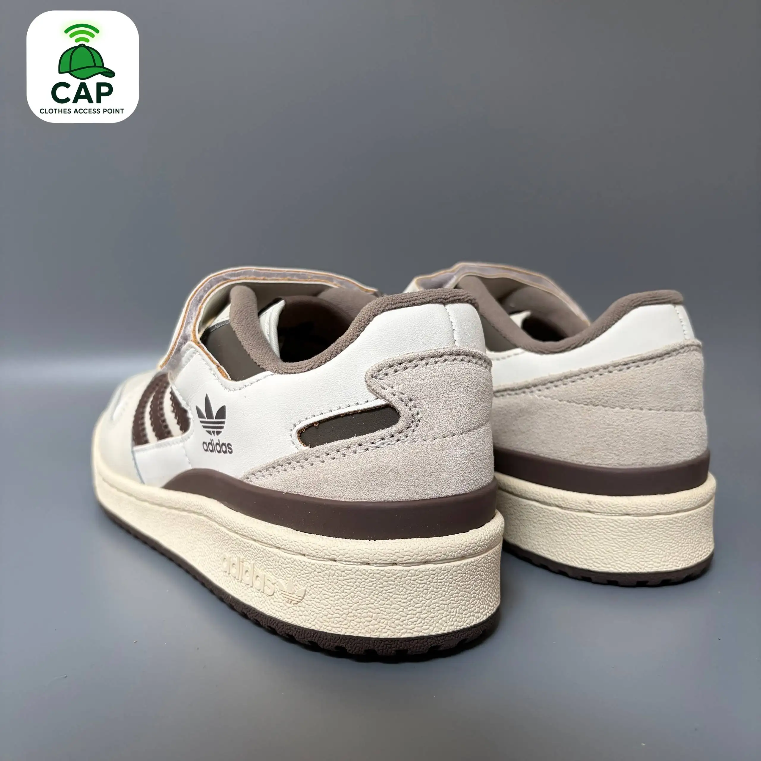 Кроссовки Adidas Forum Low коричневые - Обувь (Одежда) в Владивосток