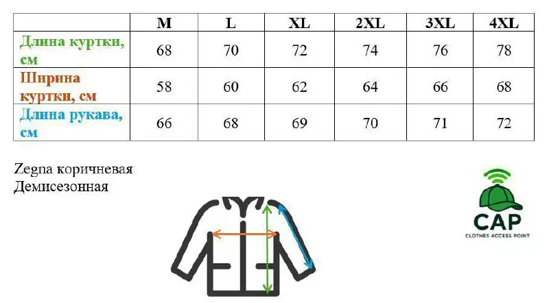 Демисезонная куртка Zegna коричневая - Верхняя одежда (Одежда) в Владивосток