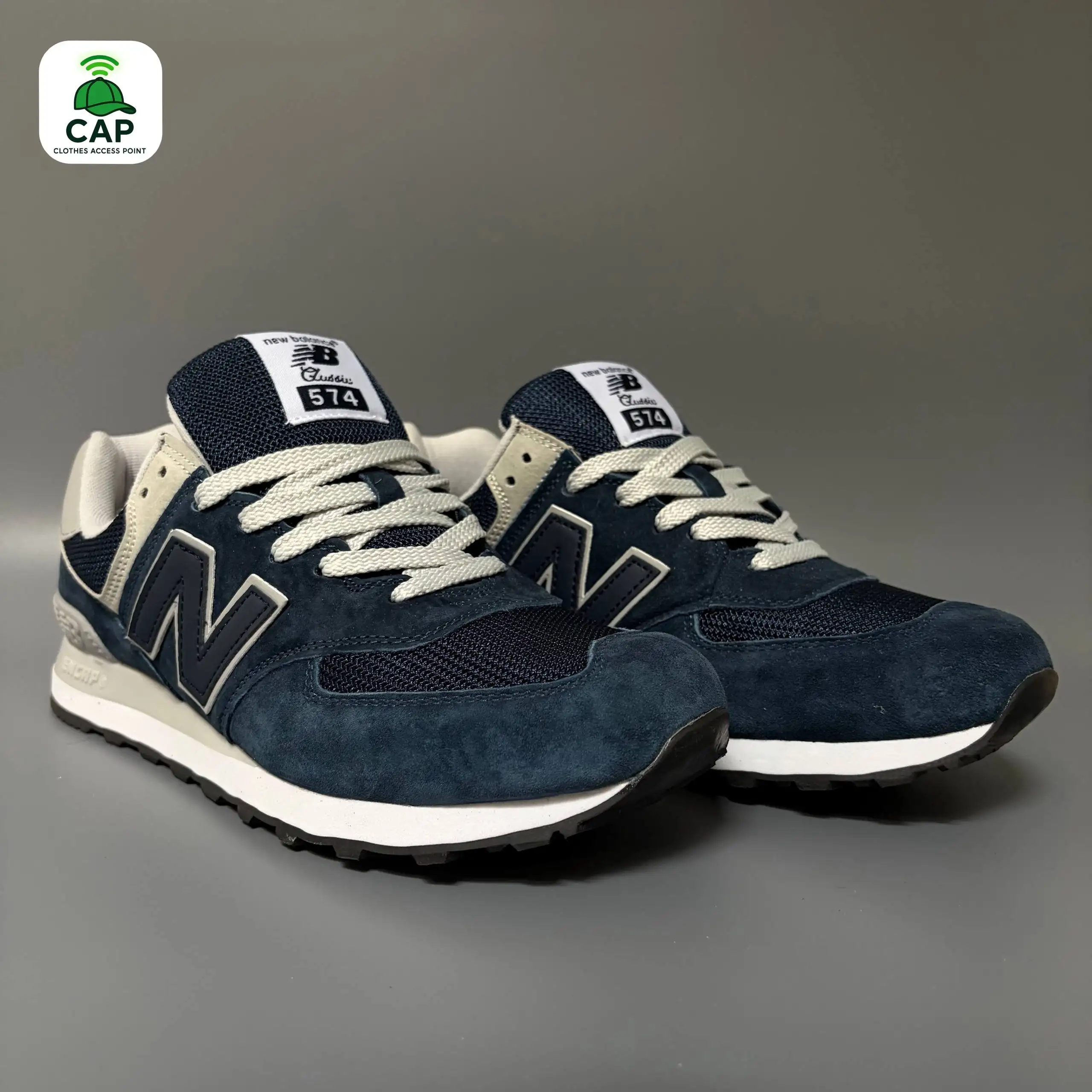 Кроссовки New Balance 574 синие - Обувь (Одежда) в Владивосток