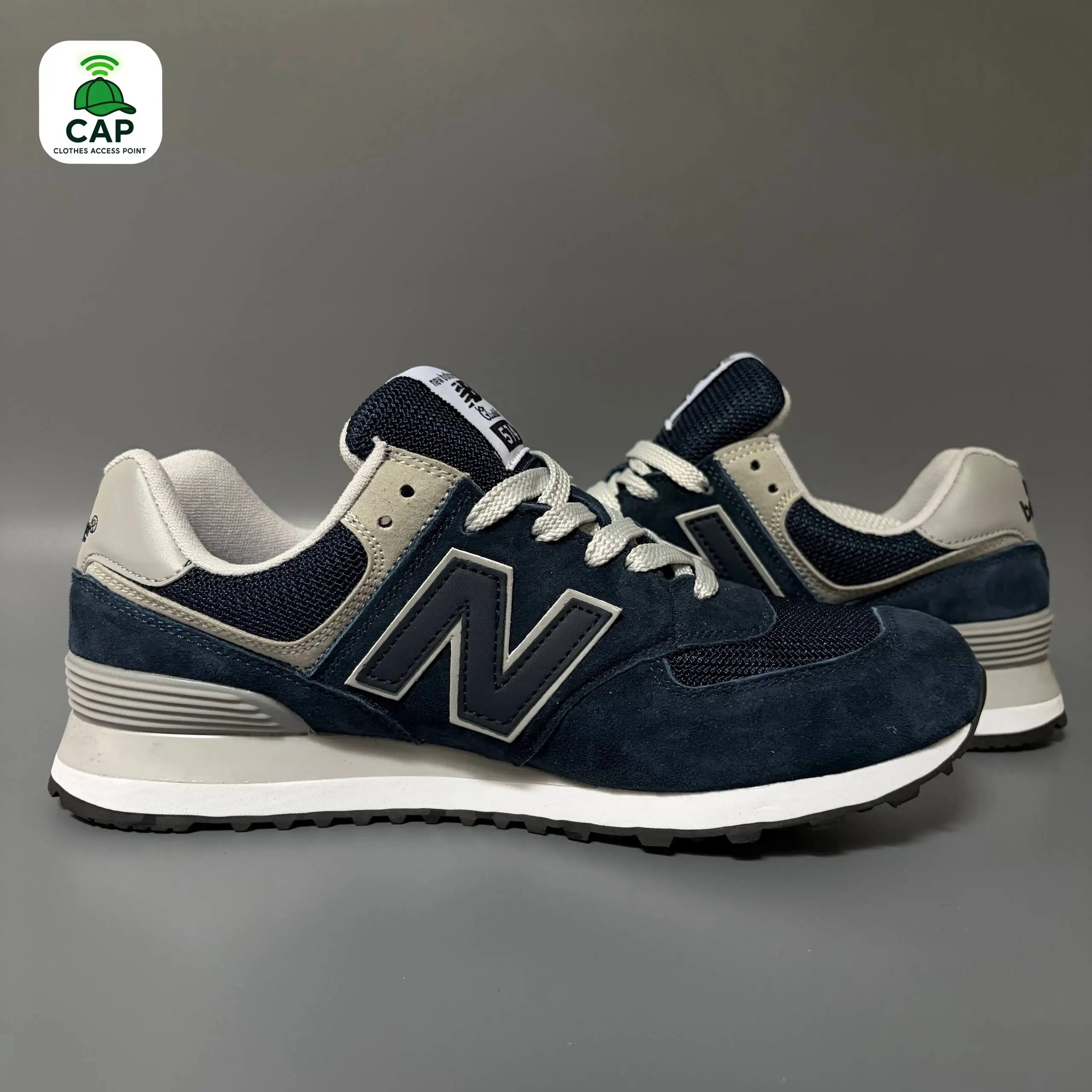 Кроссовки New Balance 574 синие - Обувь (Одежда) в Владивосток
