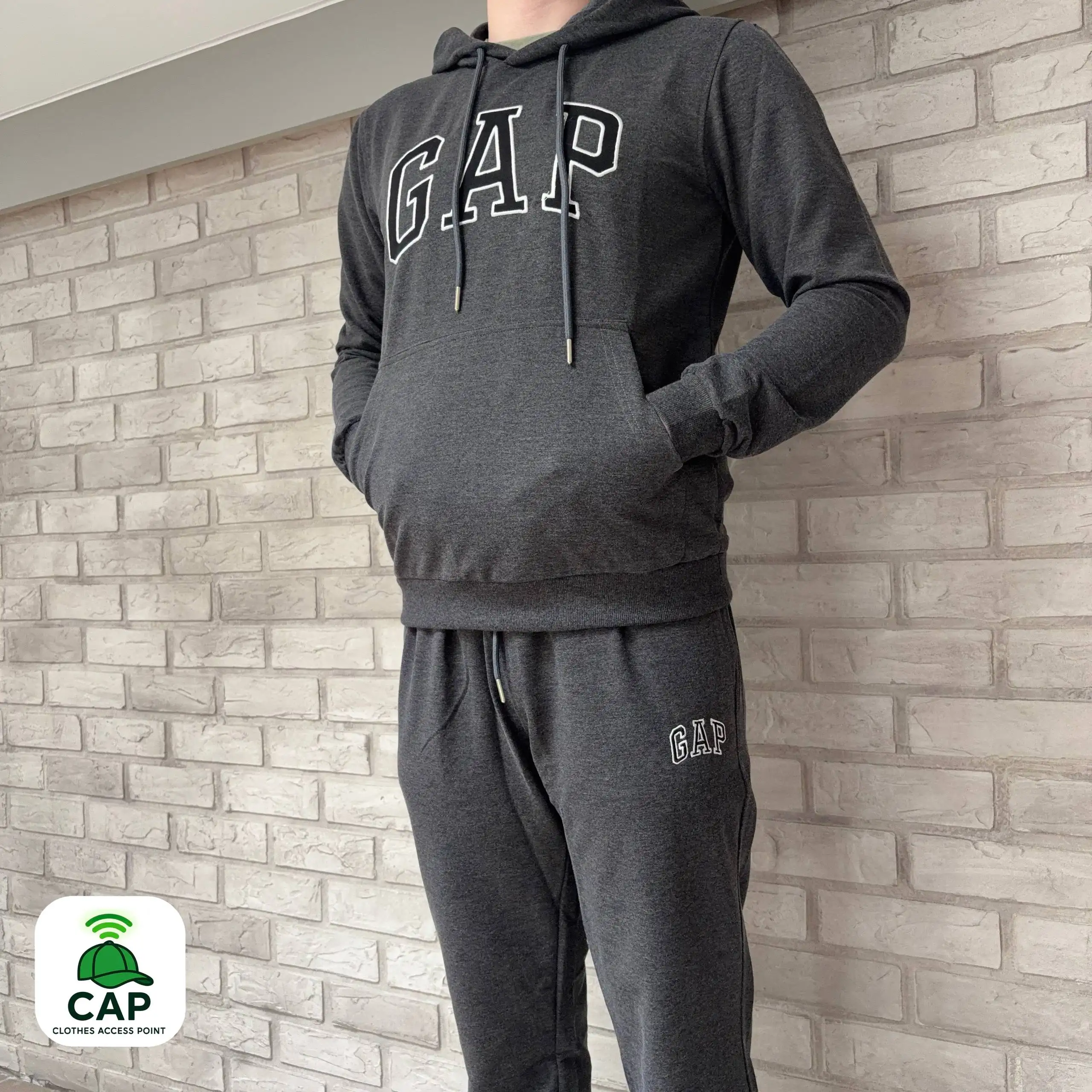 Спортивный костюм GAP тёмно-серый - Спортивная одежда (Одежда) в Владивосток