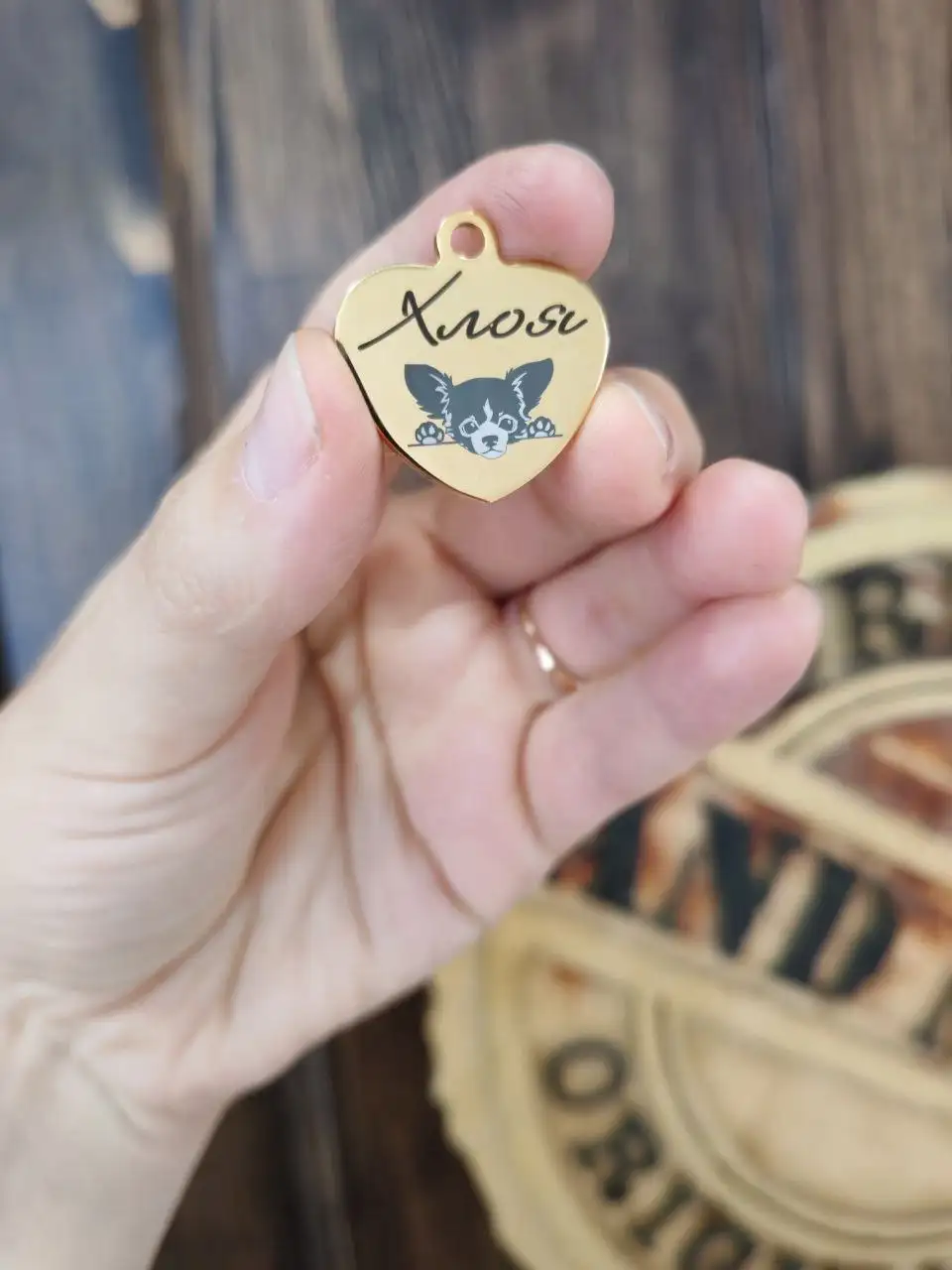 Адресники для питомцев из ювелирной стали с нанесением текста и изображения - Аксессуары для животных (Животные) в Владивосток
