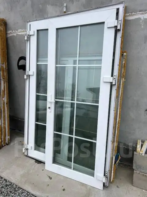 Пластиковая дверь Ш-138/В-208 с ручкой и ключом - Двери (Для дома и дачи) в Надеждинск