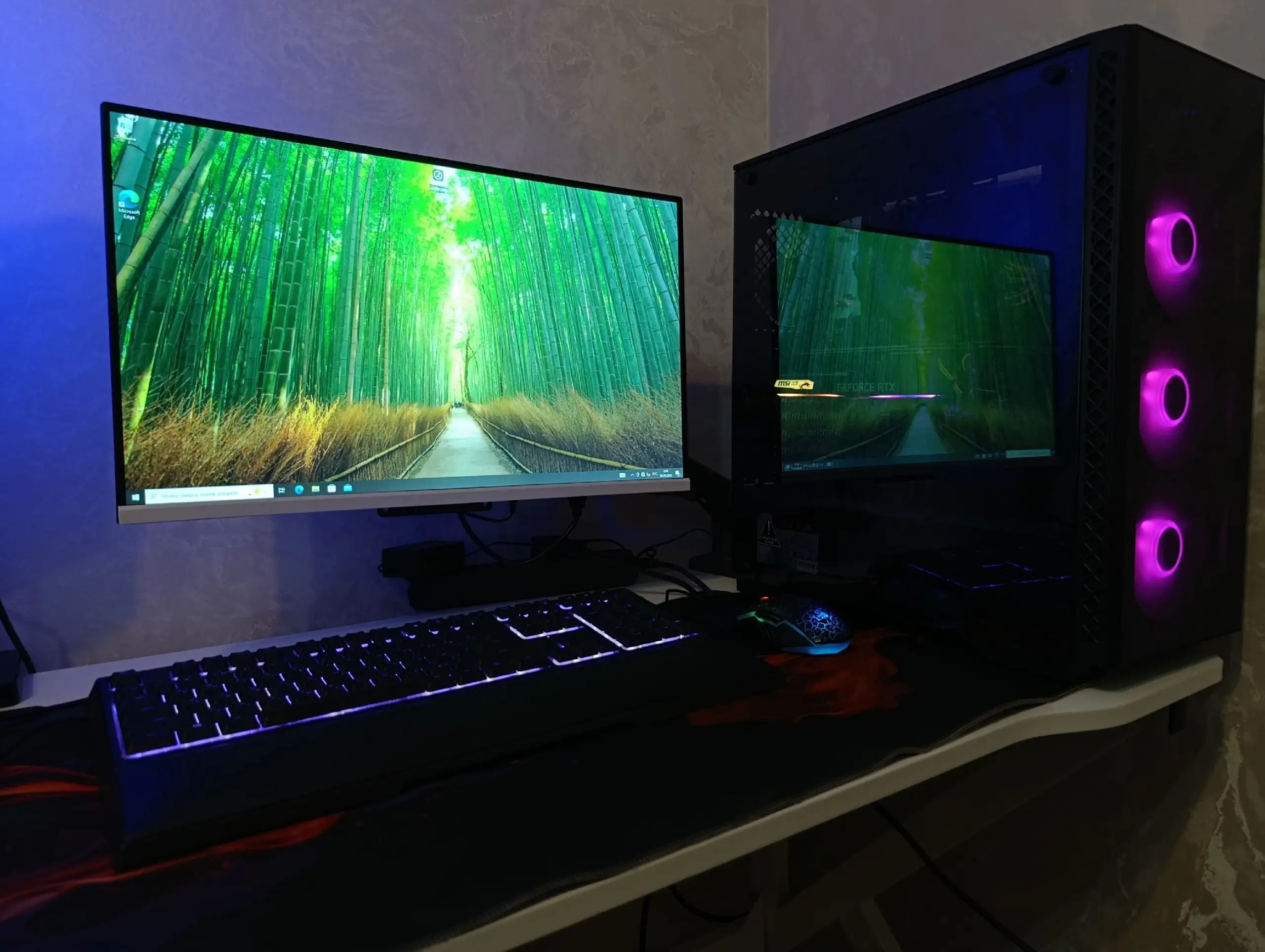 Персональный компьютер с монитором и комплектующими - Компьютеры (Электроника) в Владивосток