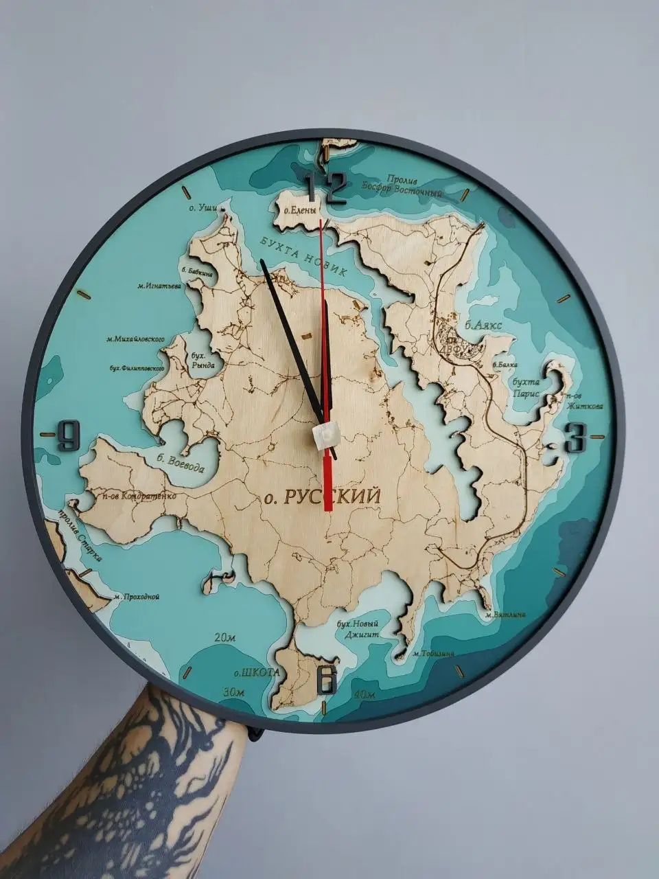 Двухслойные и многослойные часы с гравировкой - Часы (Хобби и отдых) в Владивосток