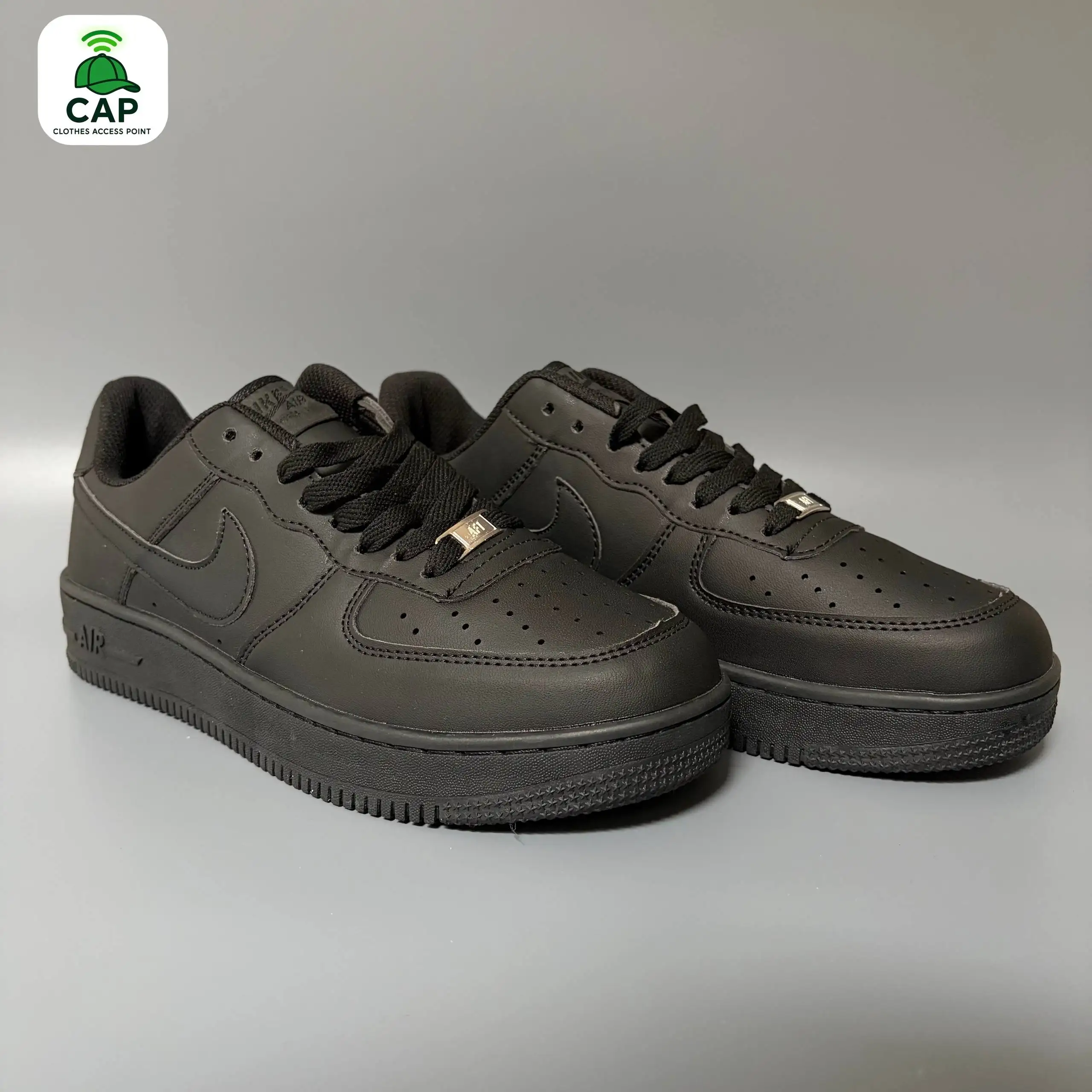 Кроссовки Nike Air Force 1 черные - Обувь (Одежда) в Владивосток