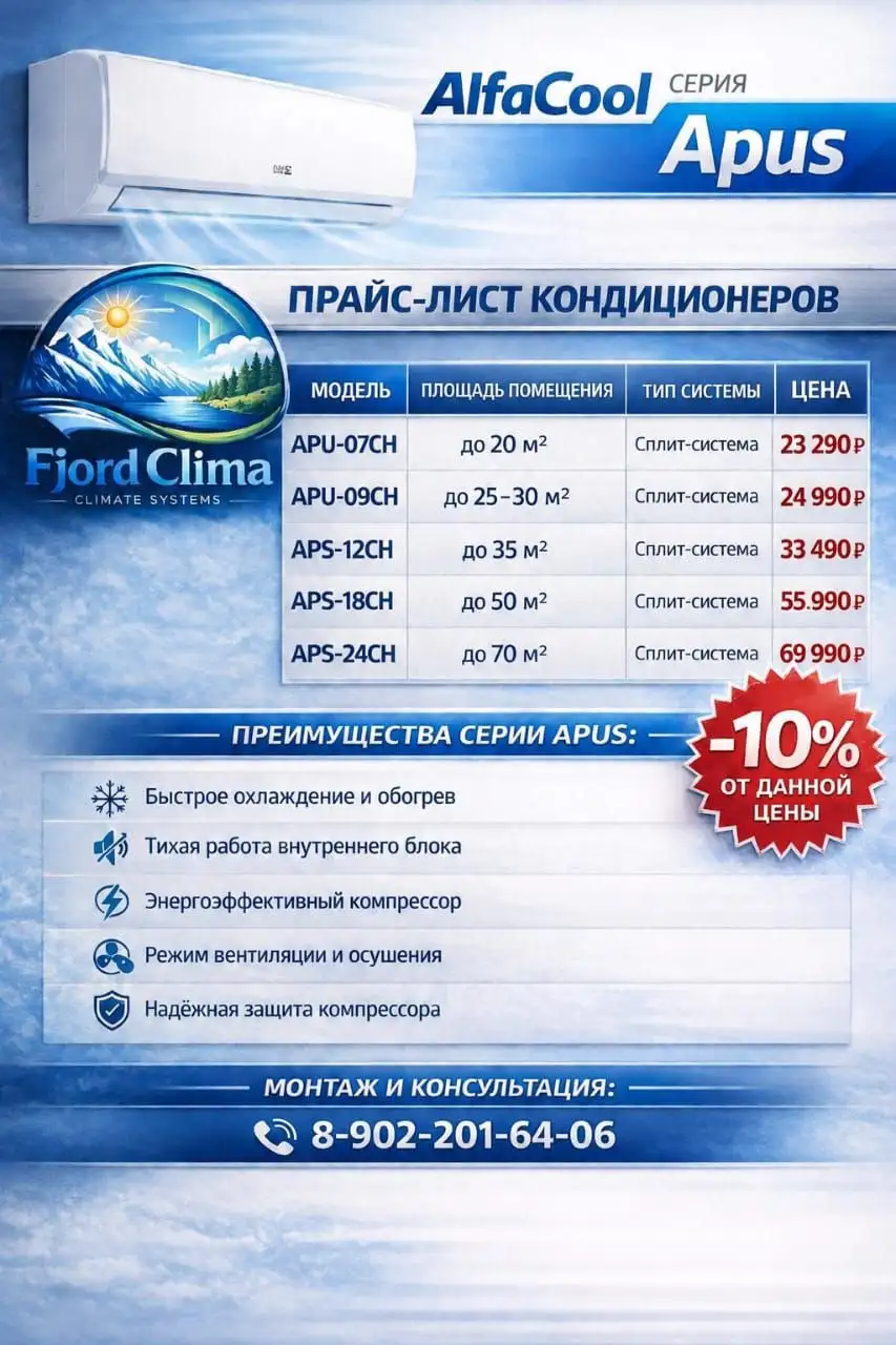 Сплит-системы с гарантией качества - For home and villa в Vladivostok