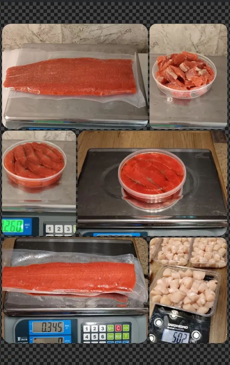 Малосоленая красная рыба и гребешок - Рыба и морепродукты (Продукты) в Владивосток