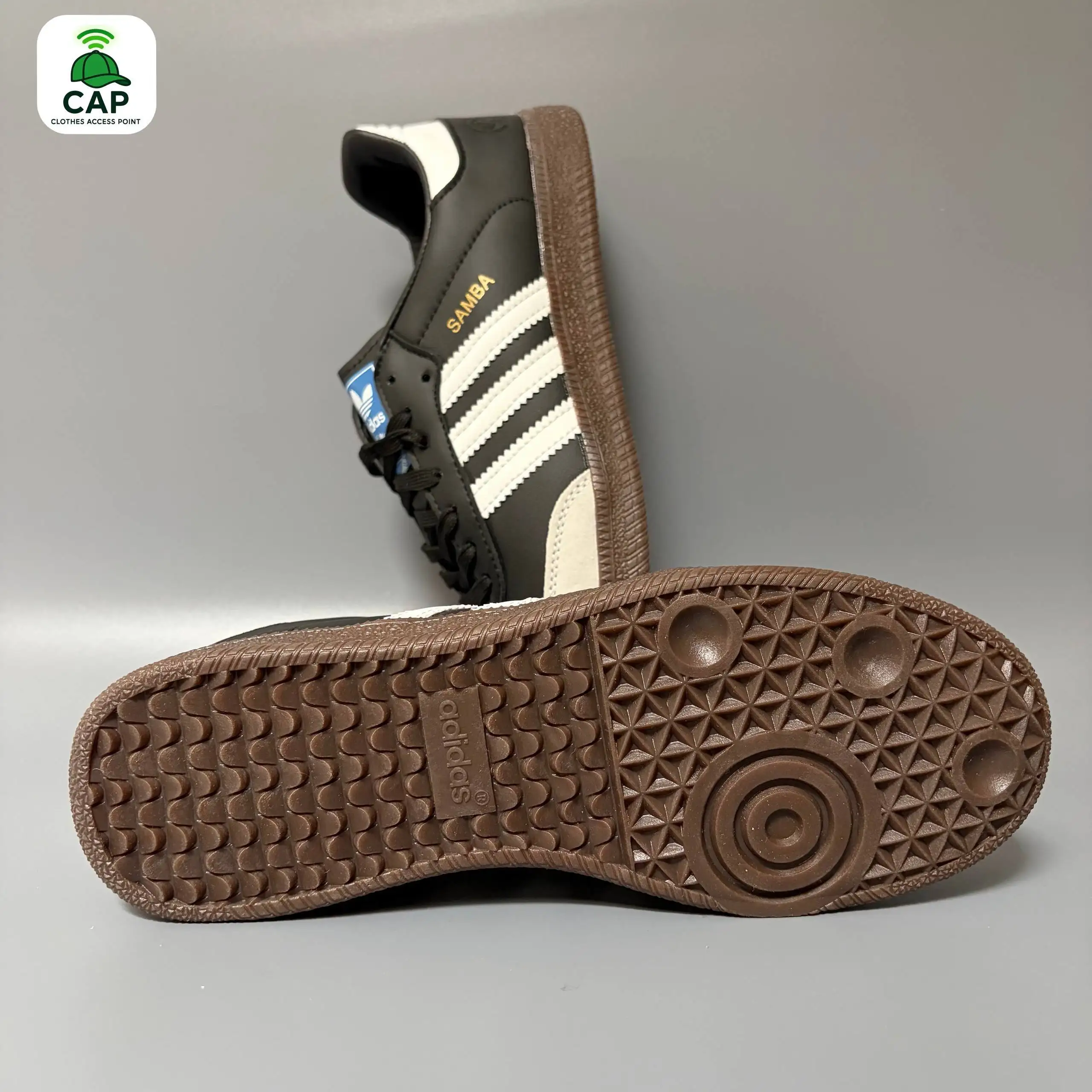 Кроссовки Adidas Samba черно-белые - Обувь (Одежда) в Владивосток