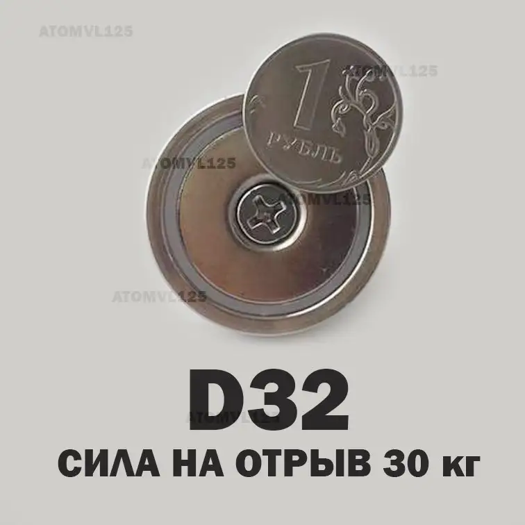Неодимовые магниты с петлей - Магниты (Запчасти) в Владивосток