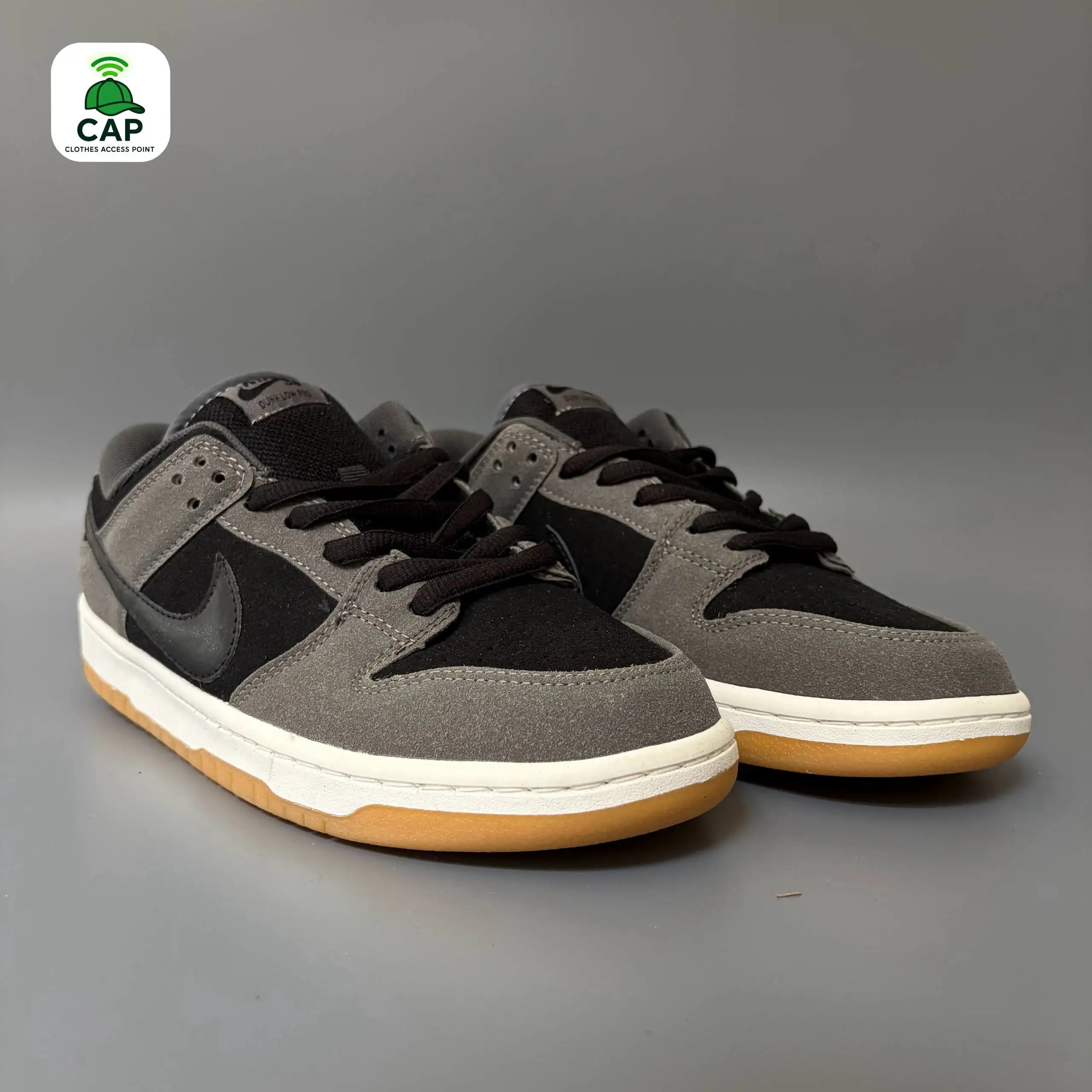 Кроссовки Nike SB Dunk Low тёмно-серые - Обувь (Одежда) в Владивосток