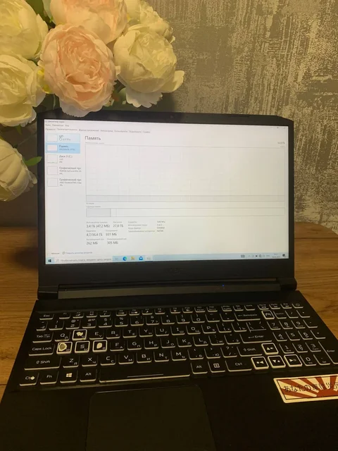 Игровой ноутбук Acer Nitro 5 AN517-41-R0FX - Часы в Владивосток