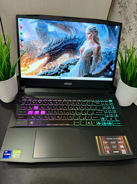 Продажа ноутбуков MSI Katana и ASUS TUF Dash - Часы в Владивосток