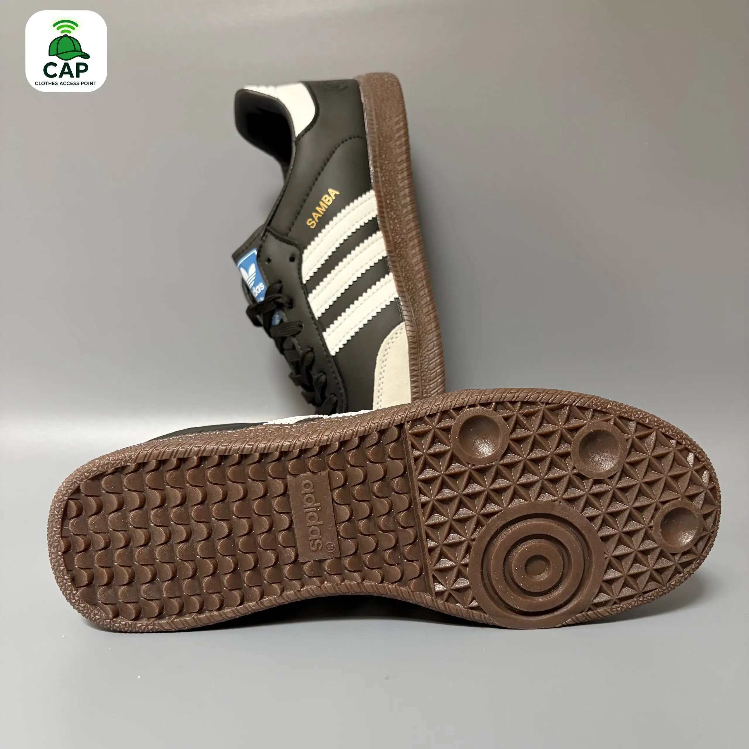 Кроссовки Adidas Samba черно-белые - Обувь (Одежда) в Владивосток