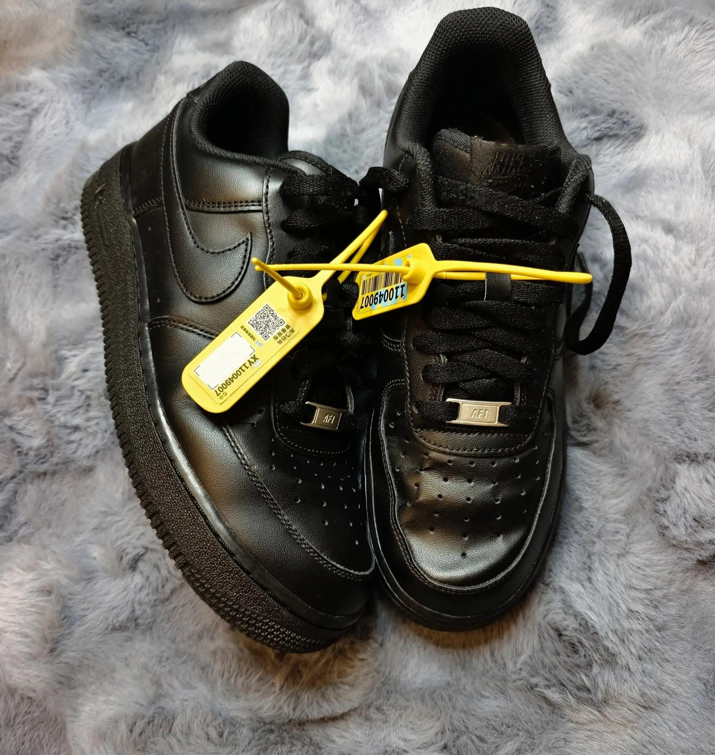 Nike Air Force 1 Black - Обувь (Одежда) в Владивосток