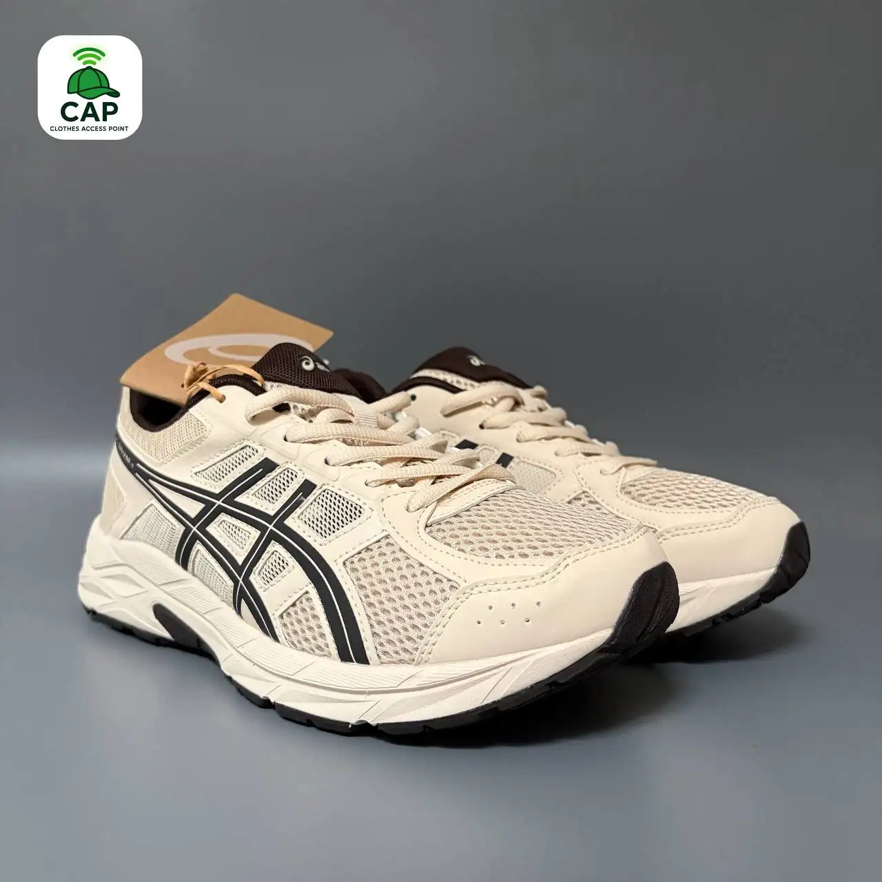 Кроссовки Asics Gel Contend 4 бежевые - Обувь (Одежда) в Владивосток