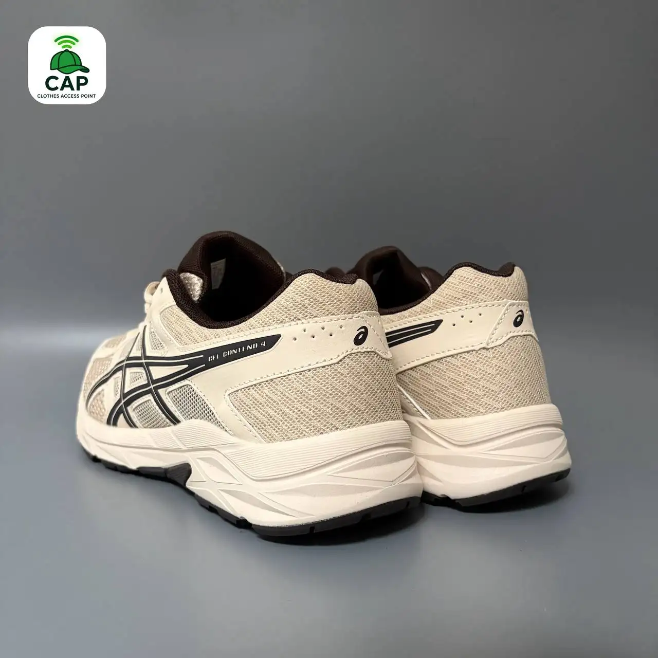 Кроссовки Asics Gel Contend 4 бежевые - Обувь (Одежда) в Владивосток