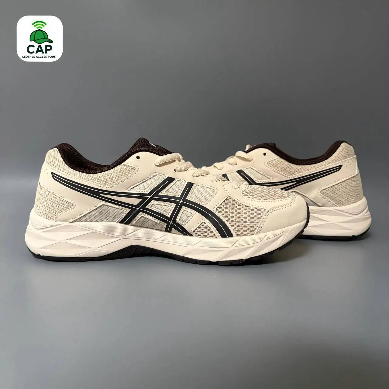Кроссовки Asics Gel Contend 4 бежевые - Обувь (Одежда) в Владивосток