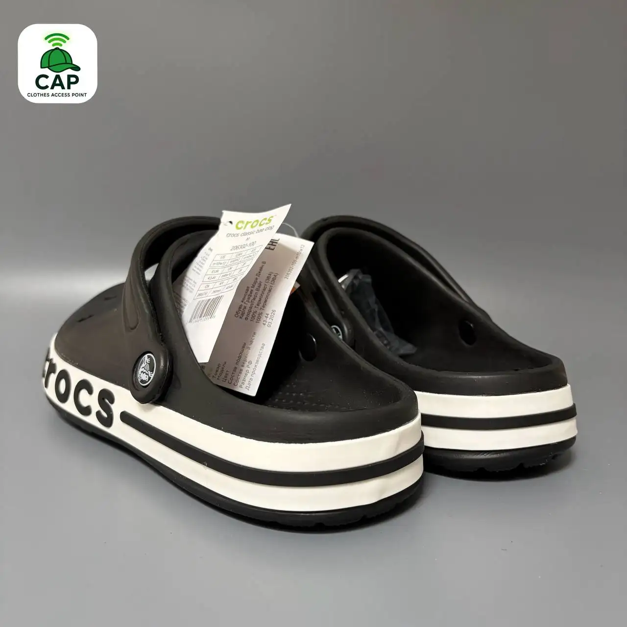 Тапочки Crocs чёрные, размеры 41-46, 1490 руб. - Обувь (Одежда) в Владивосток