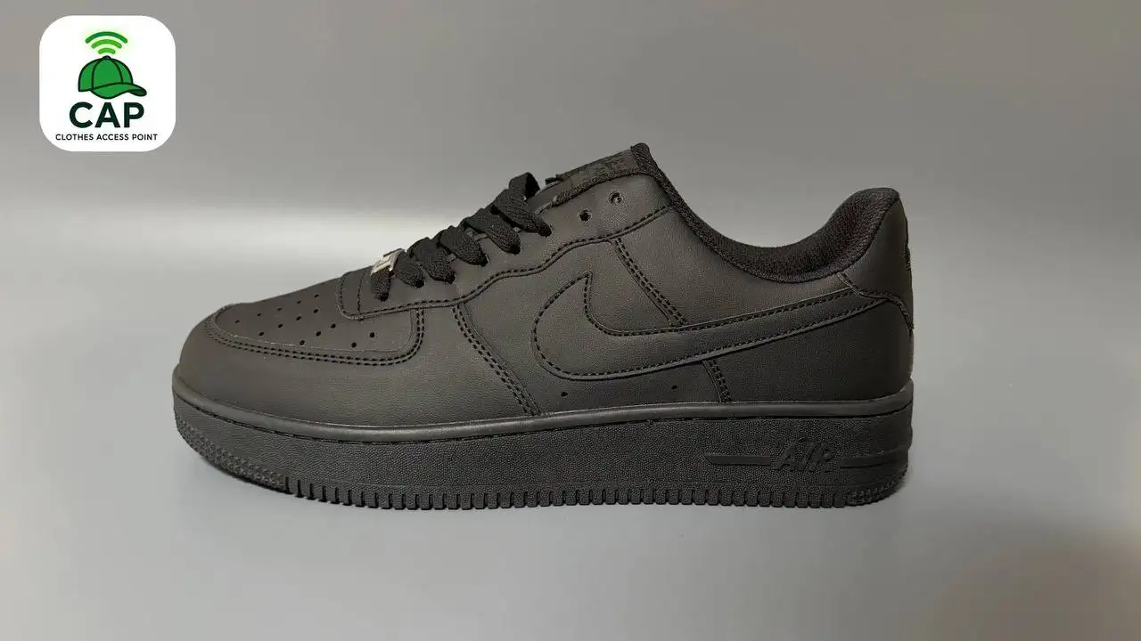 Кроссовки Nike Air Force 1 черные - Кроссовки и спортивная обувь (Одежда) в Владивосток