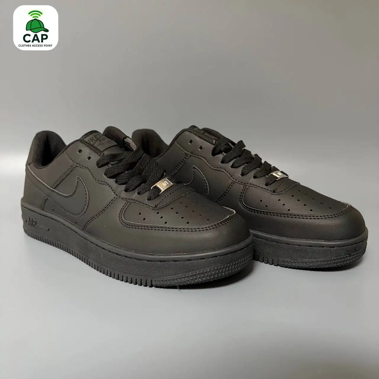 Кроссовки Nike Air Force 1 черные - Кроссовки и спортивная обувь (Одежда) в Владивосток
