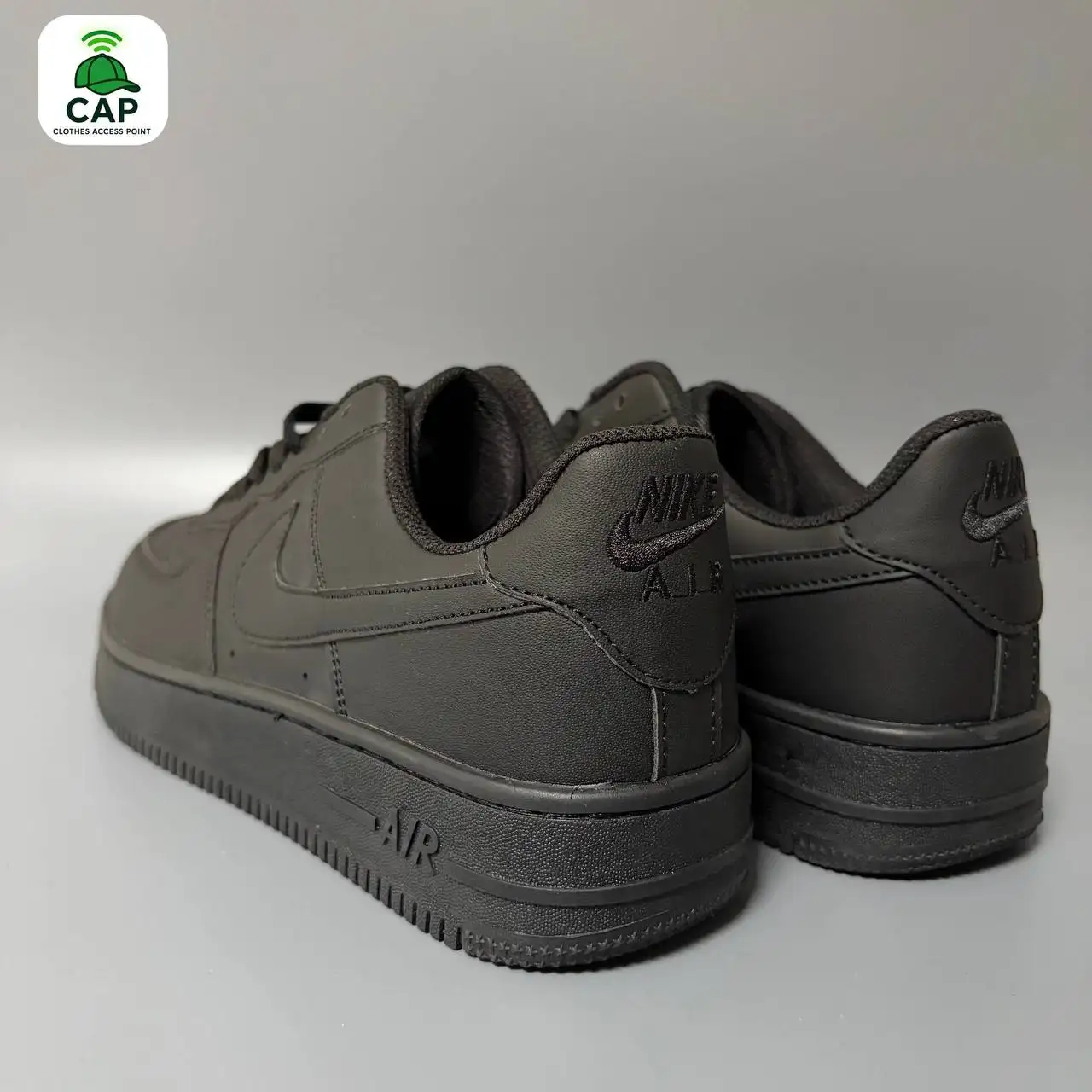 Кроссовки Nike Air Force 1 черные - Кроссовки и спортивная обувь (Одежда) в Владивосток