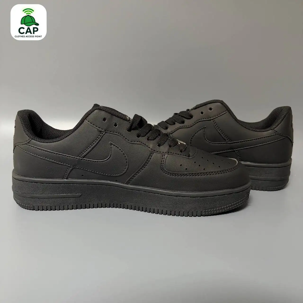 Кроссовки Nike Air Force 1 черные - Кроссовки и спортивная обувь (Одежда) в Владивосток