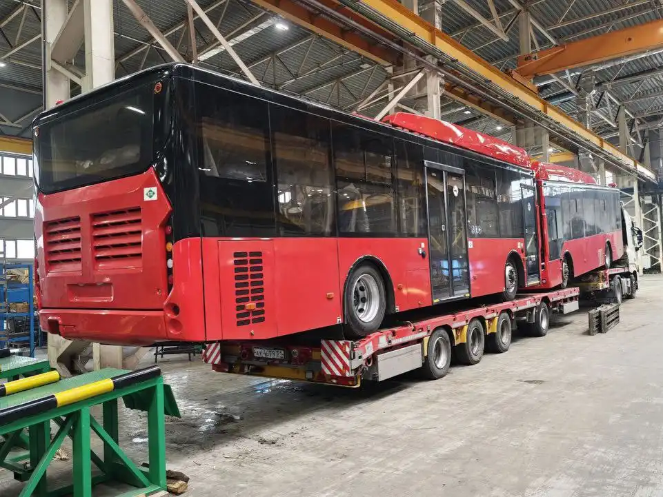 Отгрузка автобусов Волгабас для Якутска