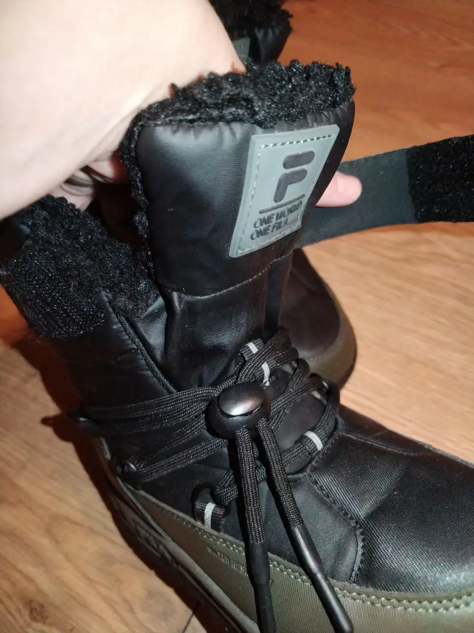 Зимние сапоги FILA для мальчика, размер 34