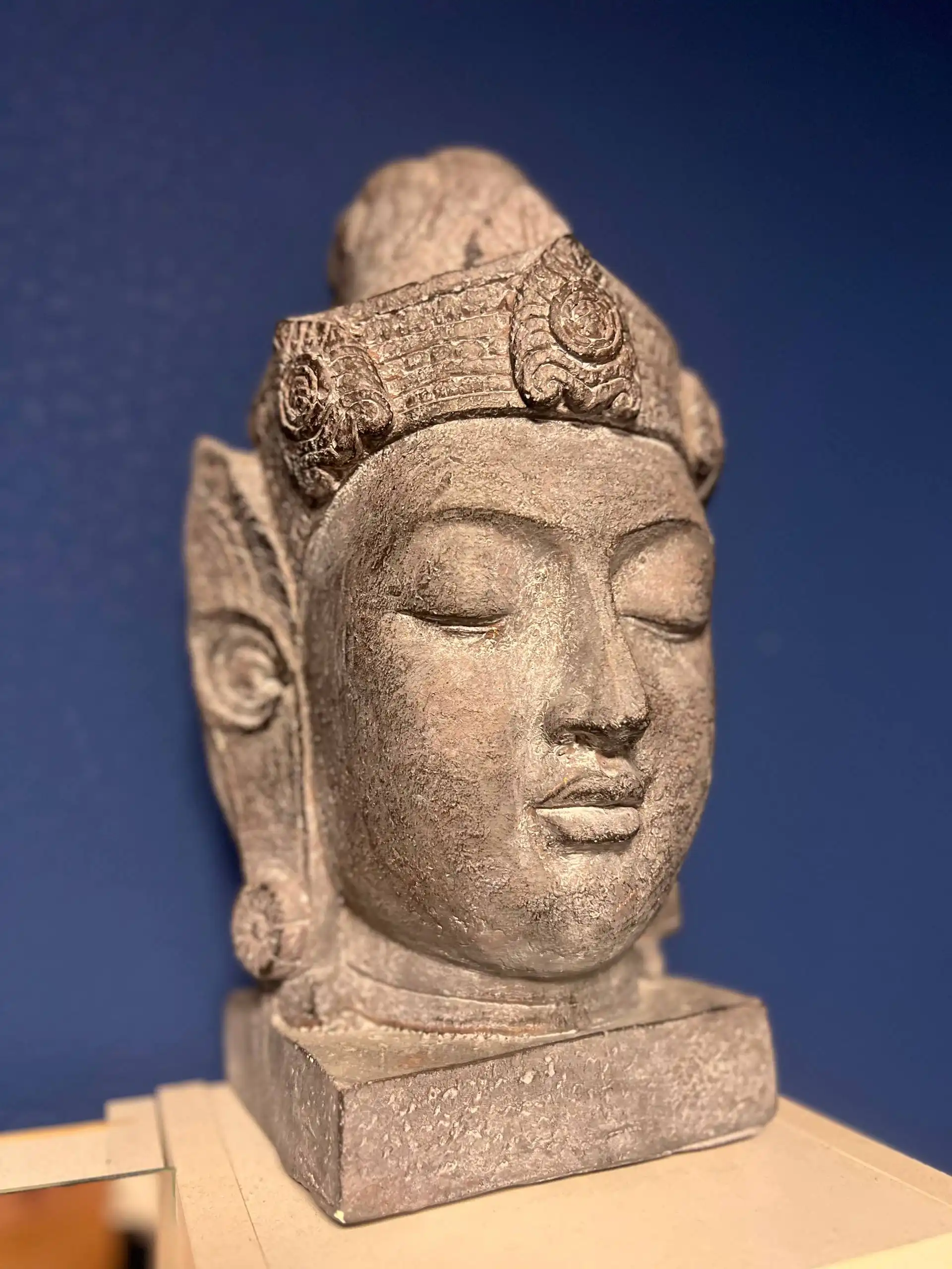 Статуэтка голова Будды из полирезины