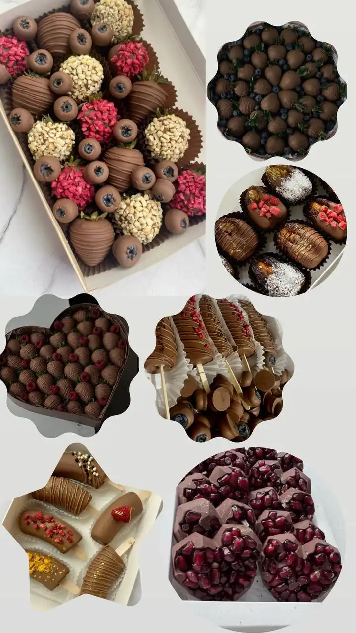 Вкусные десерты в шоколаде на Новый год