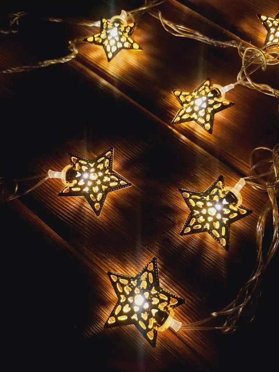 Гирлянда светодиодная с декором