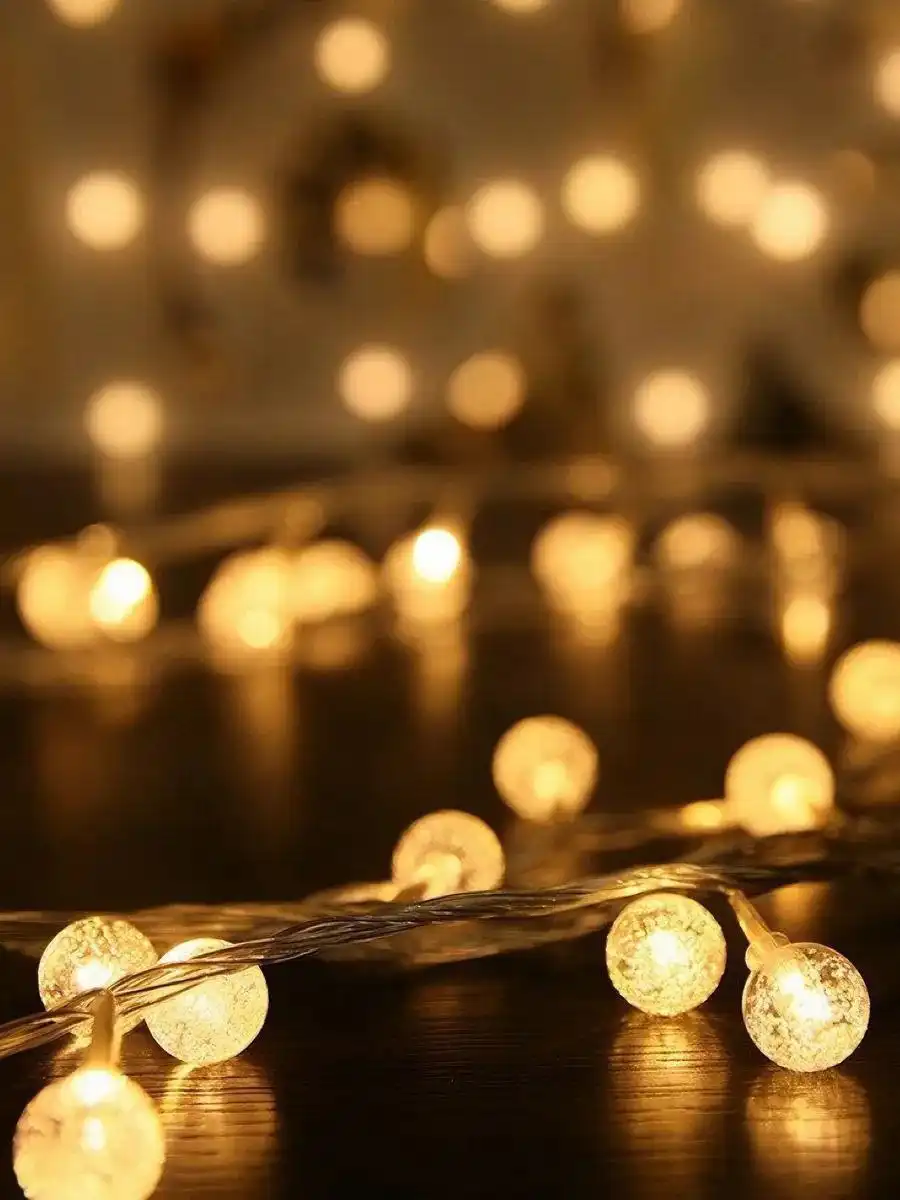 Гирлянда светодиодная с декором