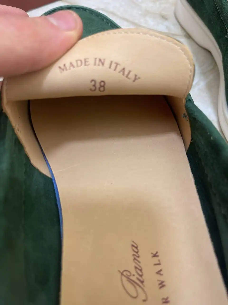 Лоферы Loro Piano из натуральной замши