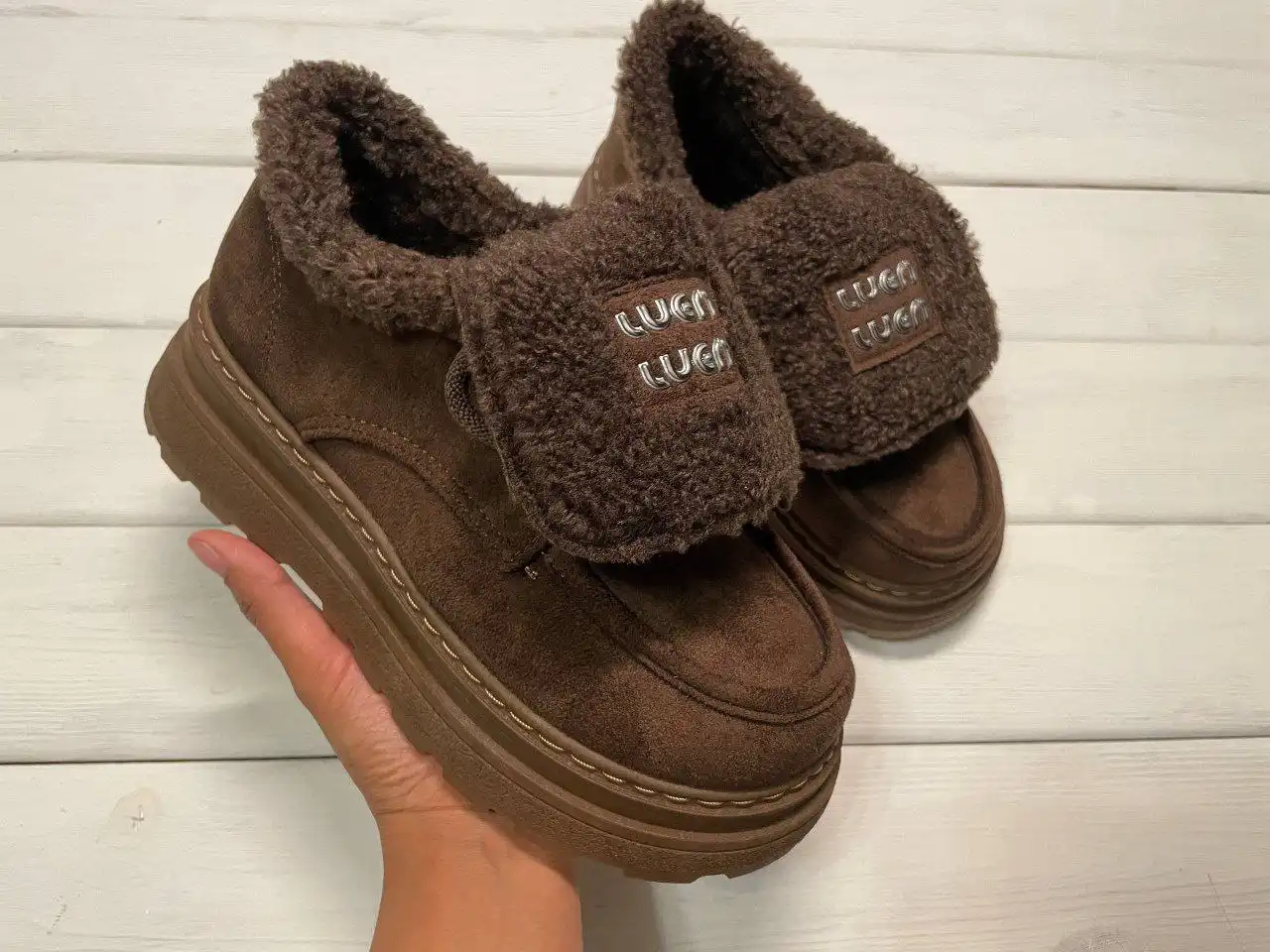 Зимние ботинки тёплые - Обувь (Одежда) в Мытищи