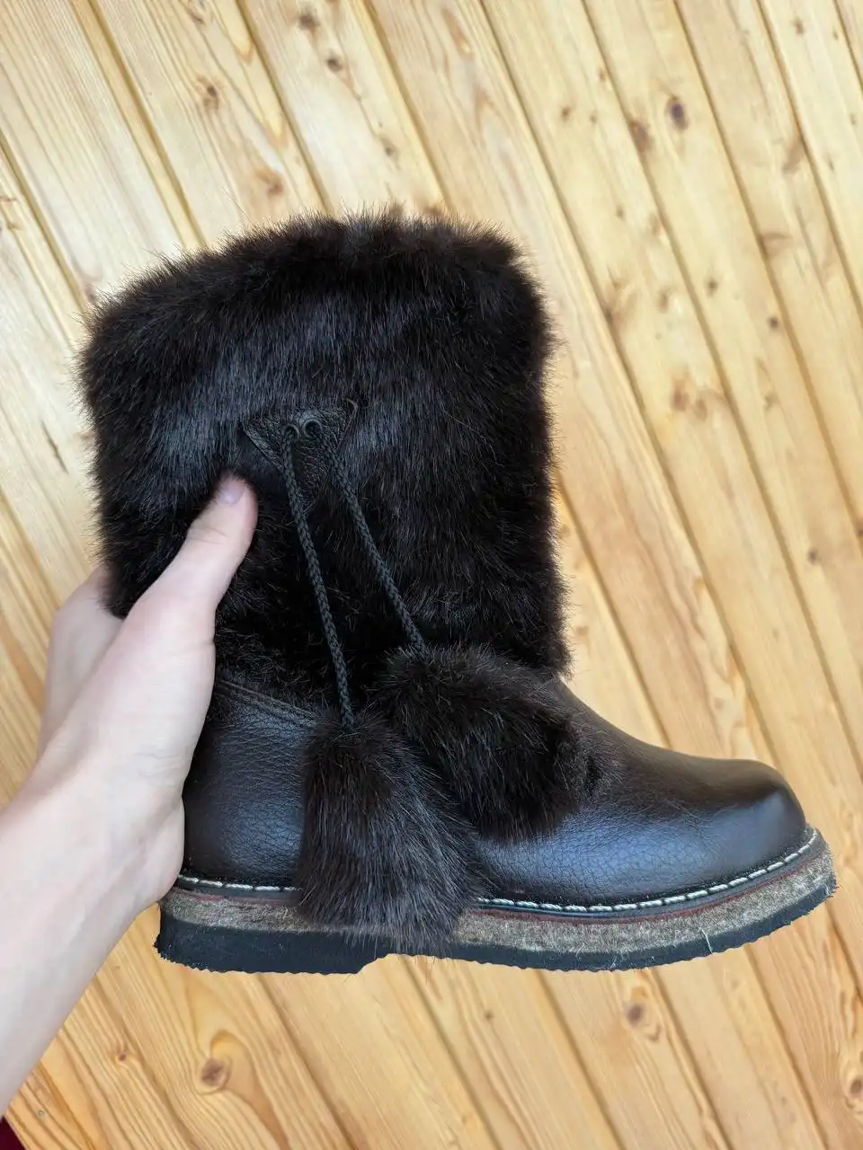 Детские унты натуральная кожа овчина - Обувь (Барахолка) в Мытищи