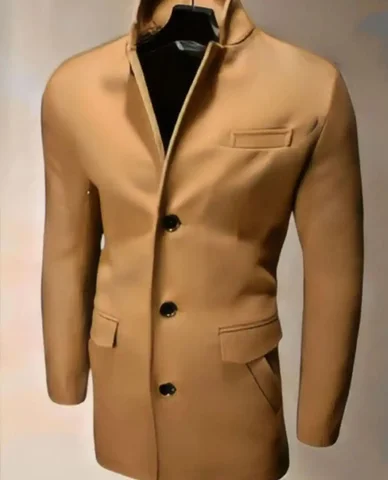 Пальто мужское EnvyLab бежевое размер 50 - частное объявление в Мытищи