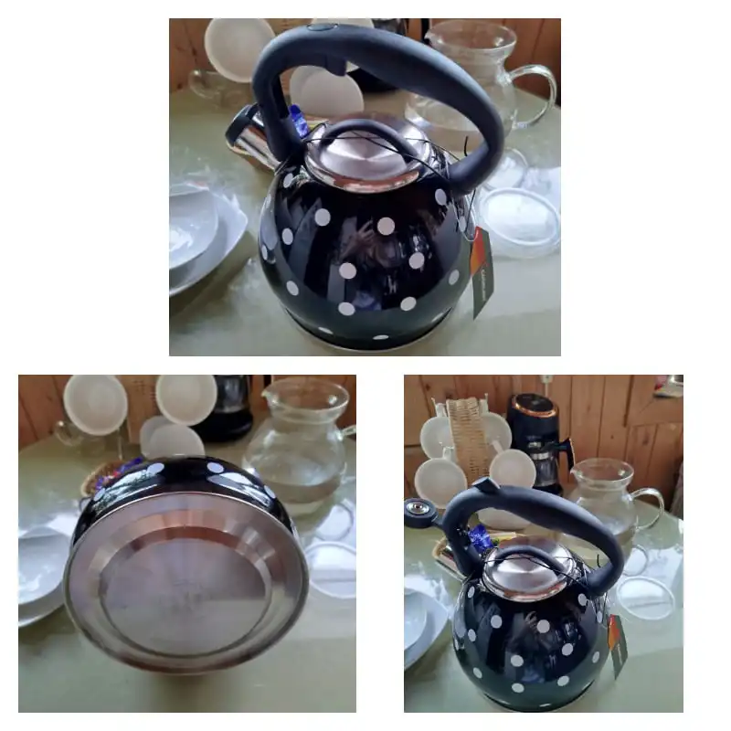 Чайник со свистком 3 л нержавейка новый - Посуда и кухонная утварь (Для дома и дачи) в Мытищи