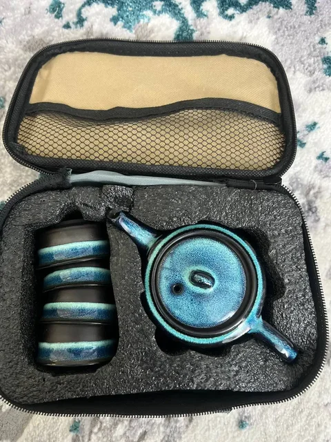 Чайный набор для чаепития с чашечками и чайничком - Посуда в Мытищи