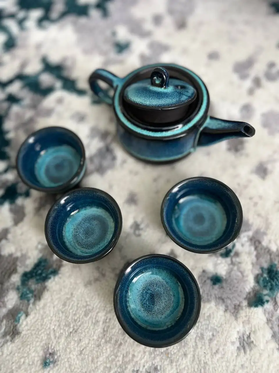 Чайный набор для чаепития с чашечками и чайничком - Посуда (Для дома и дачи) в Мытищи